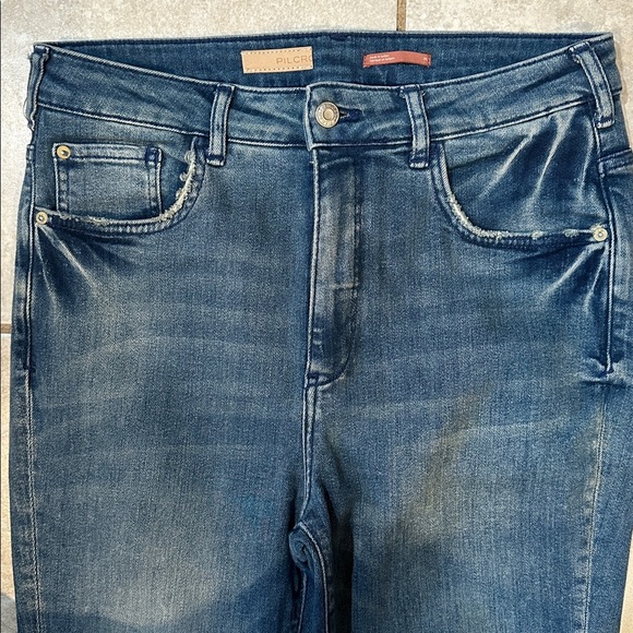 Anthropologie Pilcro The Icon Destroyed Flare Jeans 28 Bell Bottoms - Picture 5 of 8